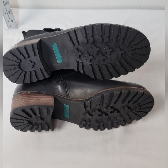 David Tate Palmar Boot Women's Black Nubuck Leather Size 10WW - Picture 6 of 11